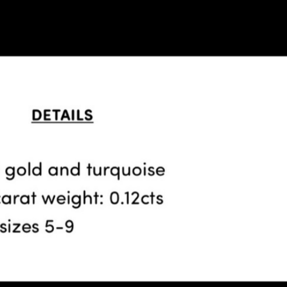 THE LAST LINE Turquoise ring 14k - Picture 9 of 11